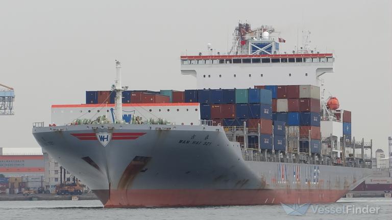 wan hai 321 (Container Ship) - IMO 9871440, MMSI 563111100, Call Sign 9V6491 under the flag of Singapore