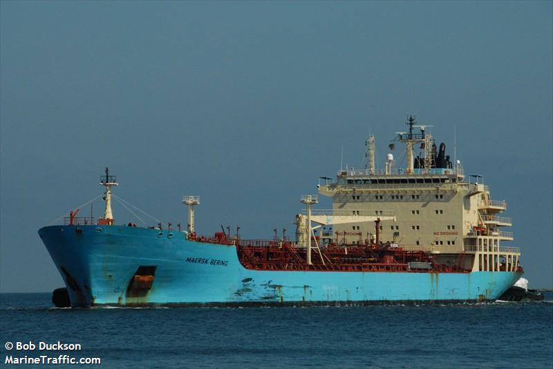 maersk bering (Chemical/Oil Products Tanker) - IMO 9299422, MMSI 563654000, Call Sign 9VJK2 under the flag of Singapore