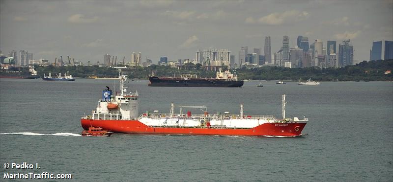 epic st. vincent (LPG Tanker) - IMO 9353981, MMSI 565687000, Call Sign S6BB2 under the flag of Singapore
