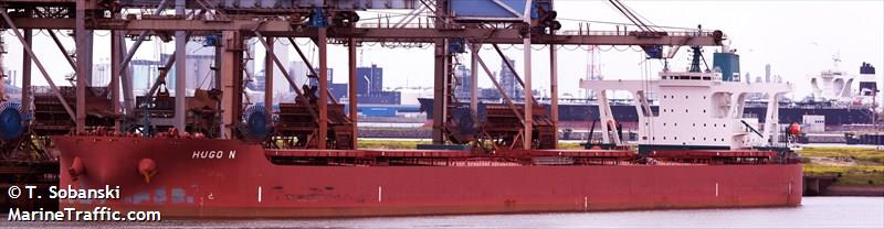 hugo n (Bulk Carrier) - IMO 9398096, MMSI 636014330, Call Sign A8TD2 under the flag of Liberia