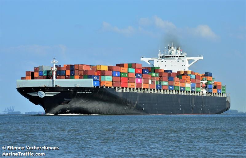 express athens (Container Ship) - IMO 9484948, MMSI 636015020, Call Sign A8YC3 under the flag of Liberia