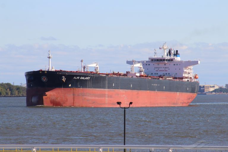 almi galaxy (Crude Oil Tanker) - IMO 9579509, MMSI 636015411, Call Sign D5AO2 under the flag of Liberia