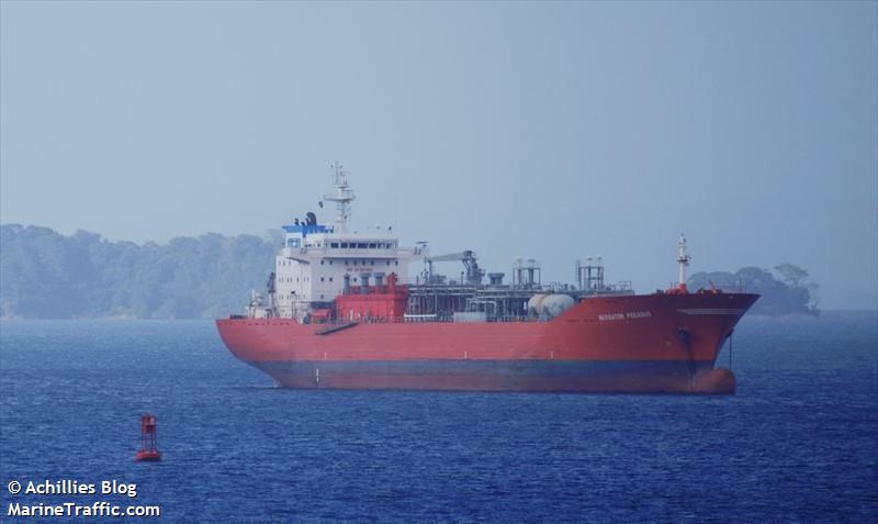 navigator pegasus (LPG Tanker) - IMO 9407328, MMSI 636015596, Call Sign D5BS8 under the flag of Liberia