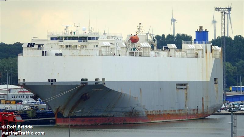 treasure (Vehicles Carrier) - IMO 9184859, MMSI 636016742, Call Sign D5HO2 under the flag of Liberia