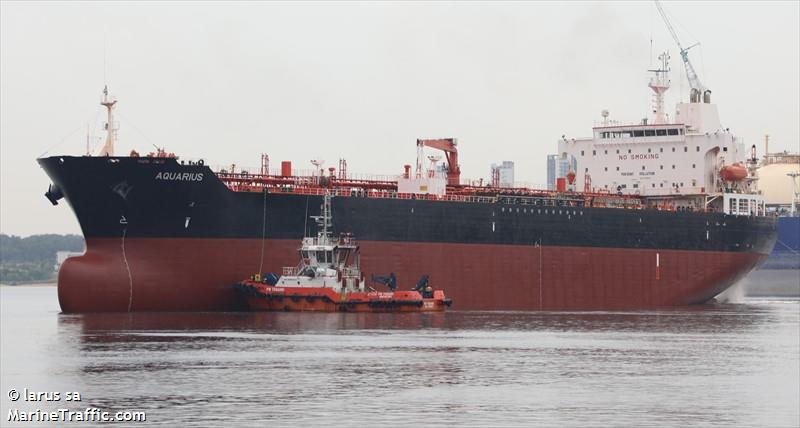aquarius (Chemical/Oil Products Tanker) - IMO 9354272, MMSI 636018924, Call Sign D5SB3 under the flag of Liberia