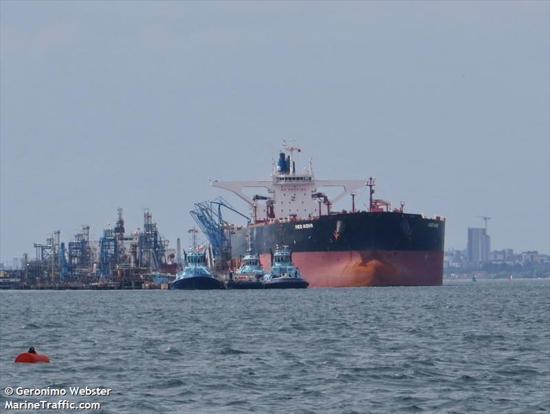 red nova (Crude Oil Tanker) - IMO 9602643, MMSI 636019391, Call Sign D5UH4 under the flag of Liberia