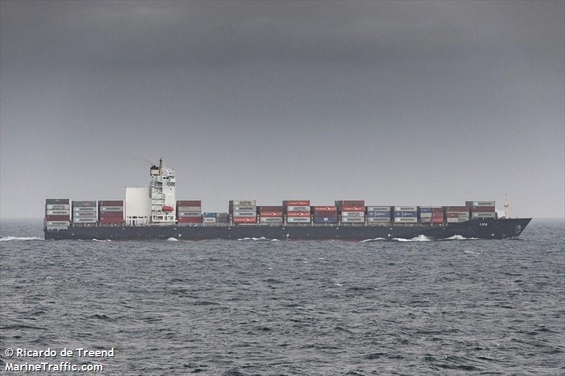 lisa (Container Ship) - IMO 9418652, MMSI 636019523, Call Sign D5UW8 under the flag of Liberia