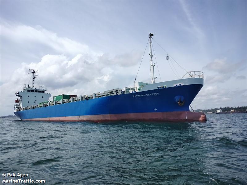 katingan express (General Cargo Ship) - IMO 9088768, MMSI 667001686, Call Sign 9LU2489 under the flag of Sierra Leone