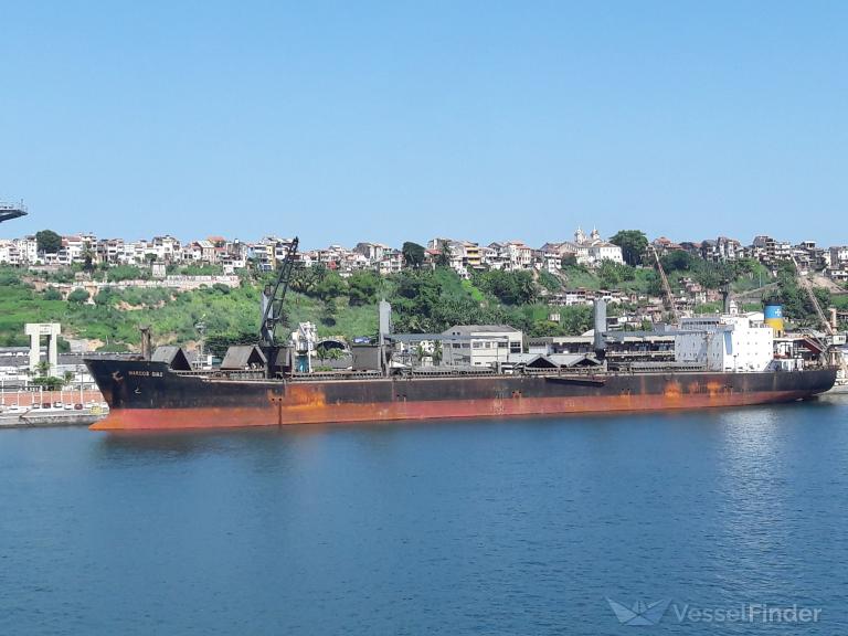marcos dias (Bulk Carrier) - IMO 9070565, MMSI 710071000, Call Sign PPSS under the flag of Brazil