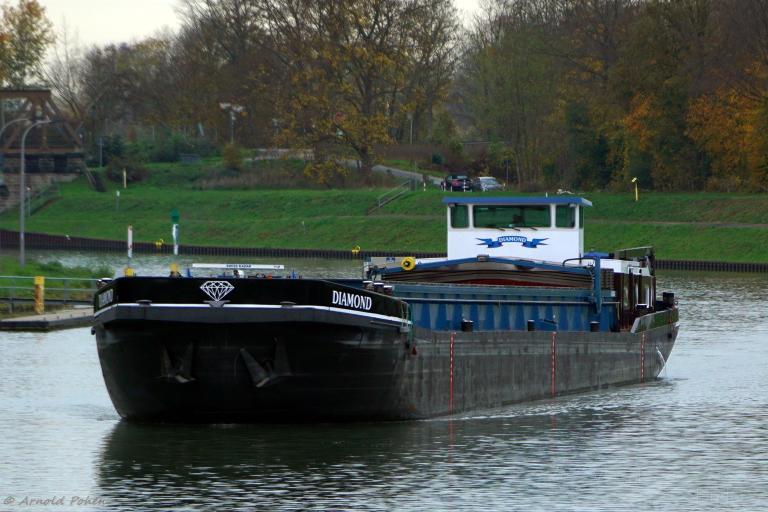 diamond (Cargo ship) - IMO , MMSI 205255190, Call Sign OT2551 under the flag of Belgium