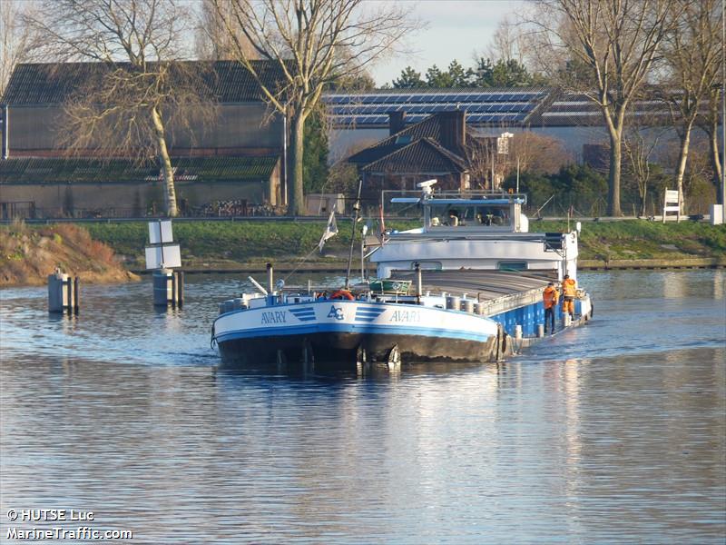 avary (Cargo ship) - IMO , MMSI 205453490, Call Sign OT4534 under the flag of Belgium