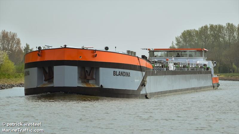 blandina (Tanker) - IMO , MMSI 211501520, Call Sign DC4670 under the flag of Germany