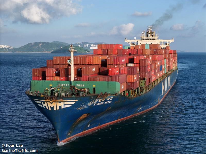 hyundai busan (Container Ship) - IMO 9305659, MMSI 212350000, Call Sign 5BZN3 under the flag of Cyprus