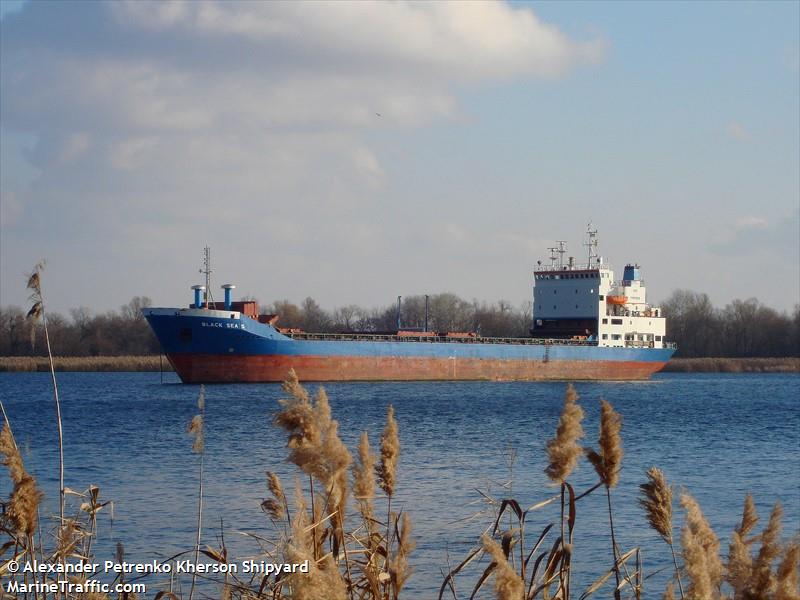 black sea s (General Cargo Ship) - IMO 7707839, MMSI 214182623, Call Sign ERZW under the flag of Moldova