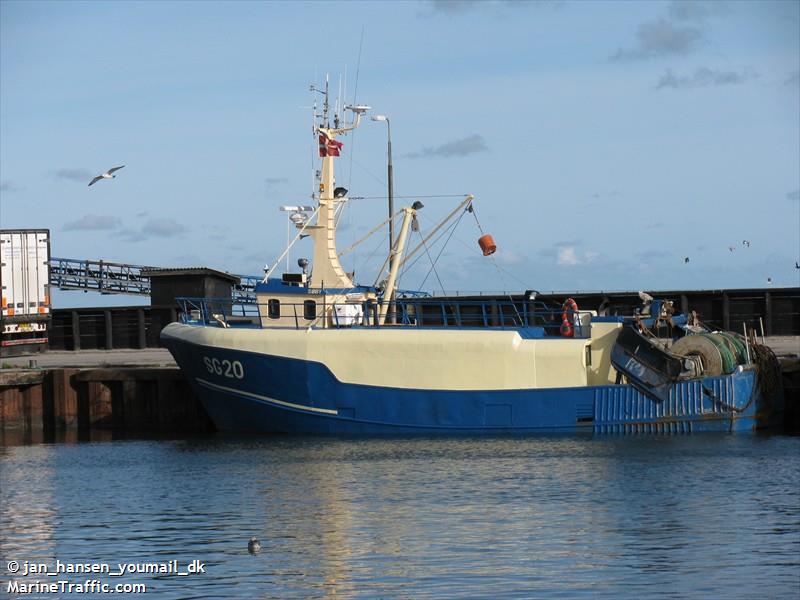 petua (Fishing vessel) - IMO , MMSI 219001604, Call Sign XP5127 under the flag of Denmark