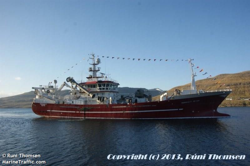 tummas t. (Fishing Vessel) - IMO 9255232, MMSI 231049000, Call Sign XPKF under the flag of Faeroe Islands