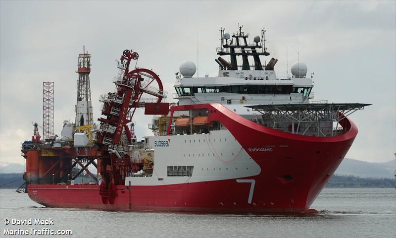 seven oceanic (Offshore Support Vessel) - IMO 9468205, MMSI 232026676, Call Sign MGYG7 under the flag of United Kingdom (UK)