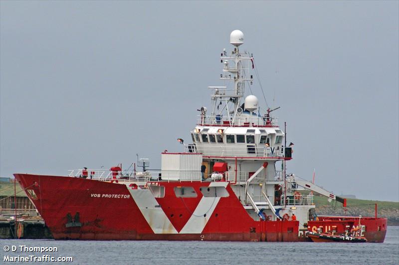 vos protector (Standby Safety Vessel) - IMO 8215455, MMSI 232635000, Call Sign GJCT under the flag of United Kingdom (UK)