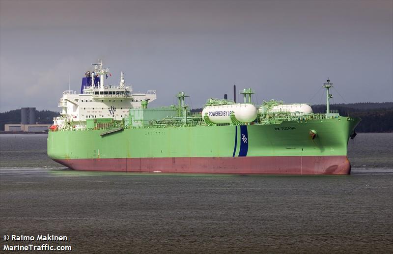 bw tucana (LPG Tanker) - IMO 9735658, MMSI 235115081, Call Sign 2JDT5 under the flag of United Kingdom (UK)