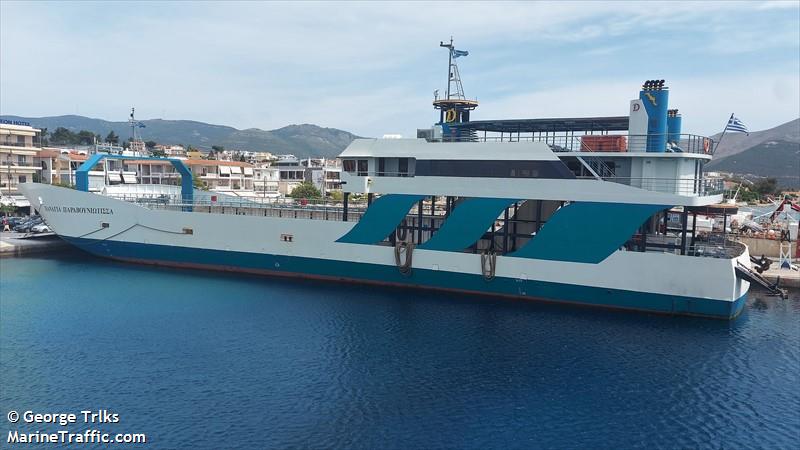 pan.paravouniotissa (Passenger/Ro-Ro Cargo Ship) - IMO 9852262, MMSI 240071300, Call Sign SVA7925 under the flag of Greece