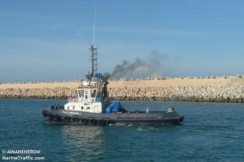 ibrahim 1 (Tug) - IMO 9619816, MMSI 242126100, Call Sign CNA4615 under the flag of Morocco