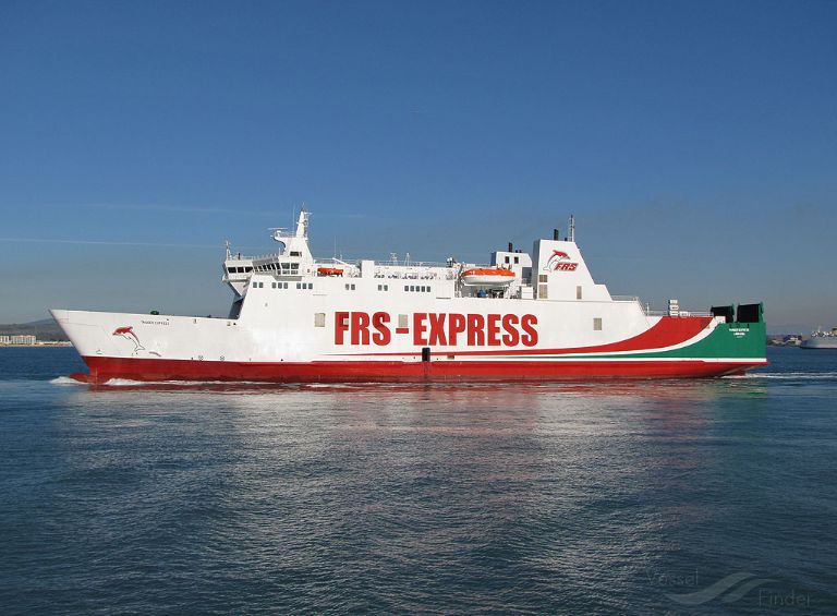 tanger express (Passenger/Ro-Ro Cargo Ship) - IMO 9112777, MMSI 242127100, Call Sign CNA4608 under the flag of Morocco