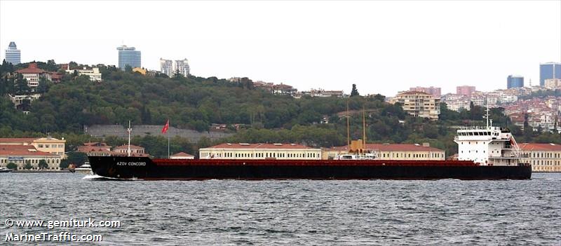 azov concord (General Cargo Ship) - IMO 9387748, MMSI 249323000, Call Sign 9HPL9 under the flag of Malta