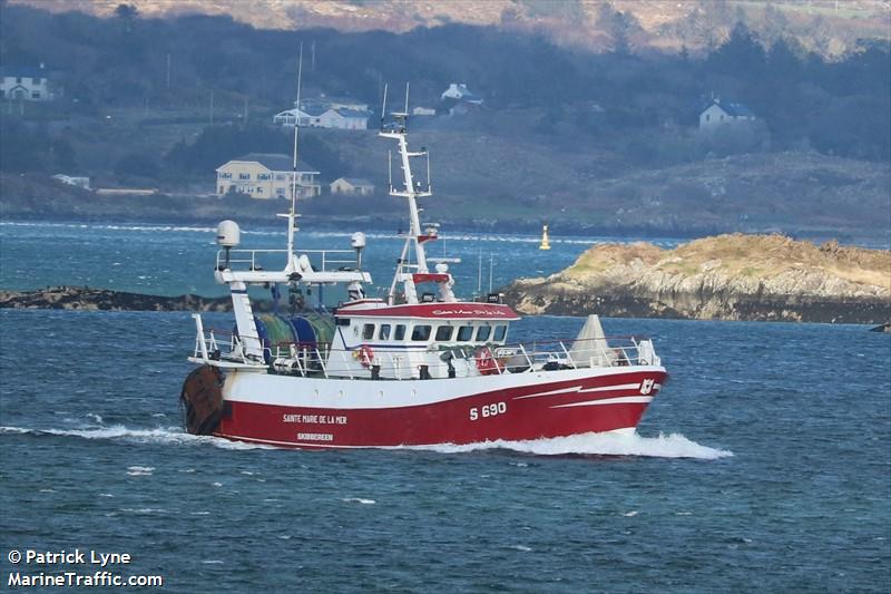 fv st marie delamer (Fishing Vessel) - IMO 9010759, MMSI 250005333, Call Sign EIUN4 under the flag of Ireland