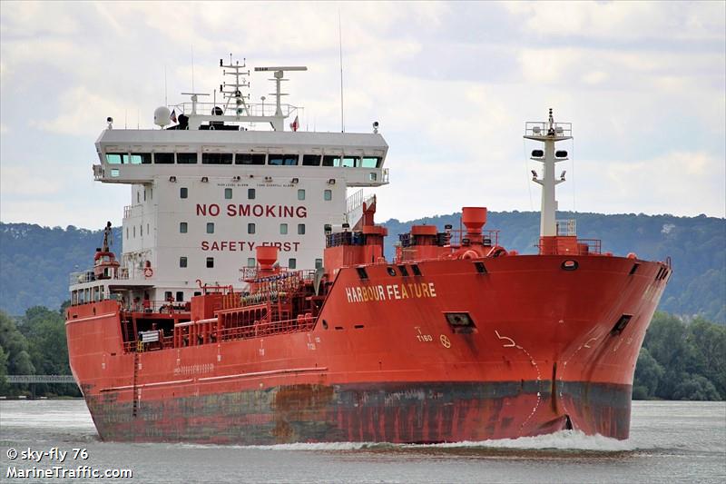 harbour feature (Chemical/Oil Products Tanker) - IMO 9473092, MMSI 255804280, Call Sign CQNX under the flag of Madeira