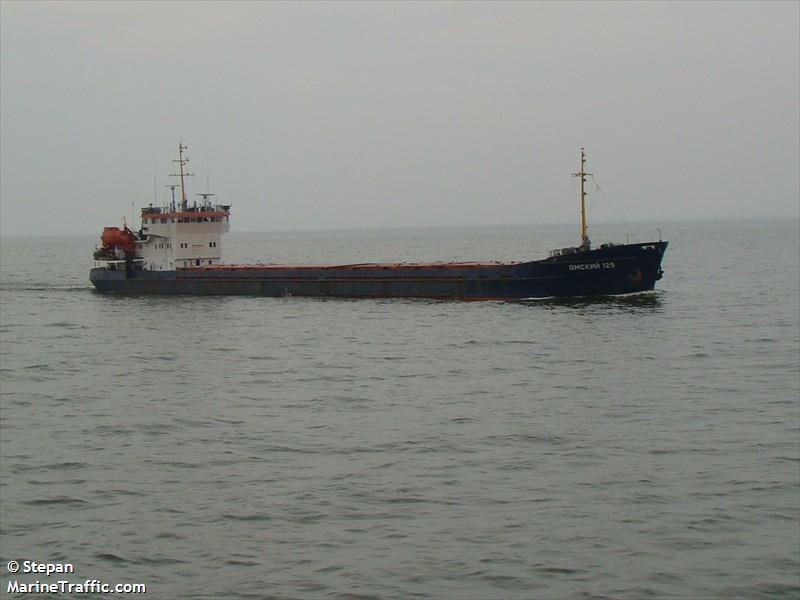 omskiy-125 (General Cargo Ship) - IMO 8865937, MMSI 273310060, Call Sign UEYC under the flag of Russia