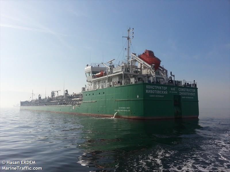 constr.zhivotovsky (Chemical/Oil Products Tanker) - IMO 9640580, MMSI 273351180, Call Sign UDTG under the flag of Russia