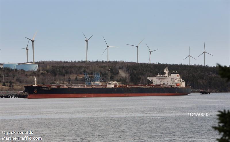 tahoe spirit (Crude Oil Tanker) - IMO 9427641, MMSI 311000337, Call Sign C6BQ7 under the flag of Bahamas