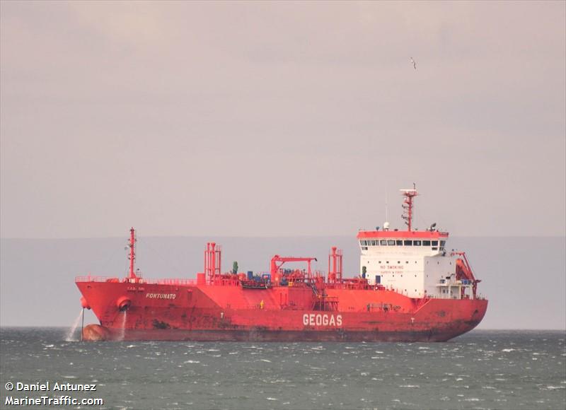 fortunato (LPG Tanker) - IMO 9347736, MMSI 351434000, Call Sign 3EKV7 under the flag of Panama