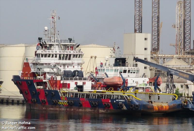 meo sovereign 2 (Offshore Tug/Supply Ship) - IMO 9660267, MMSI 355459000, Call Sign 3FIE8 under the flag of Panama