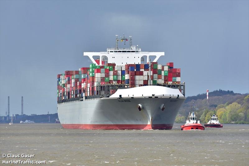 one millau (Container Ship) - IMO 9706736, MMSI 371215000, Call Sign H9RD under the flag of Panama