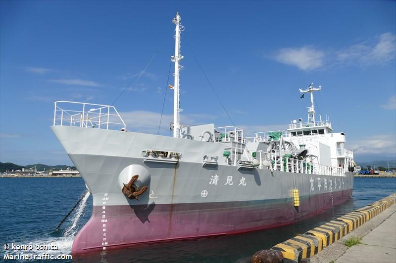 kiyomi maru (Cement Carrier) - IMO 9609926, MMSI 431002208, Call Sign JD3135 under the flag of Japan