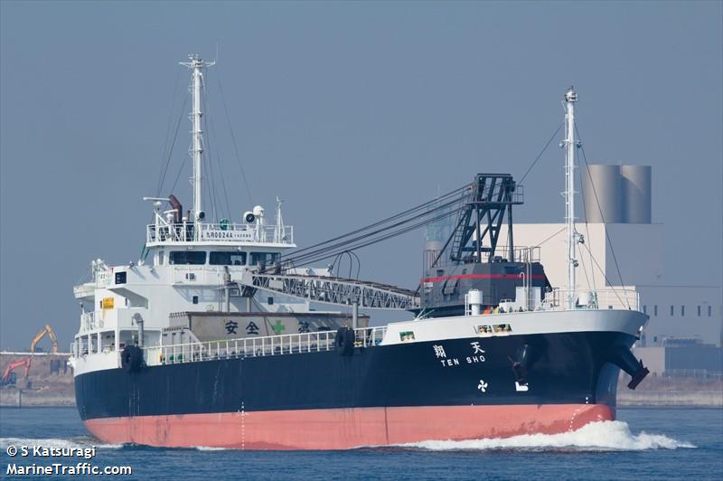 tensho (General Cargo Ship) - IMO 9810018, MMSI 431009101, Call Sign JD4153 under the flag of Japan