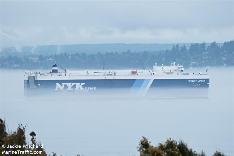 mercury leader (Vehicles Carrier) - IMO 9392353, MMSI 431432000, Call Sign 7JZX under the flag of Japan