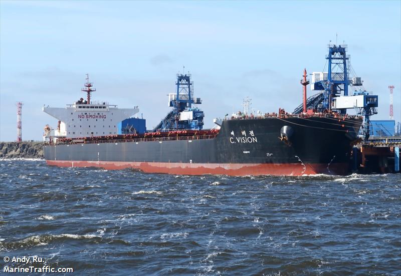 c.vision (Bulk Carrier) - IMO 9344473, MMSI 441471000, Call Sign DSPW5 under the flag of Korea