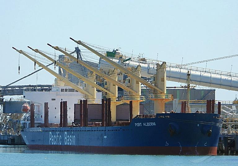 port alberni (Bulk Carrier) - IMO 9335886, MMSI 477046800, Call Sign VRDT3 under the flag of Hong Kong