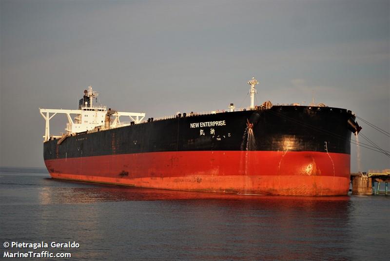 new enterprise (Crude Oil Tanker) - IMO 9405227, MMSI 477049600, Call Sign VRDQ9 under the flag of Hong Kong