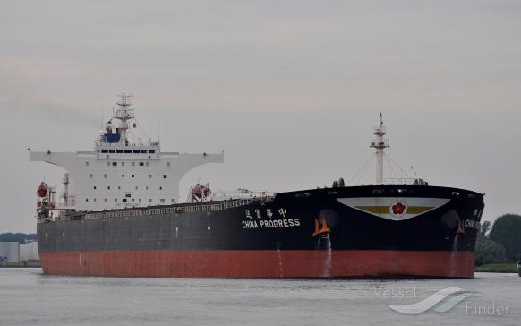 china progress (Bulk Carrier) - IMO 9378319, MMSI 477158400, Call Sign VRBW3 under the flag of Hong Kong
