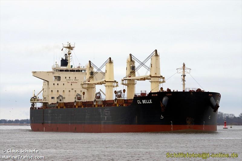 cl belle (Bulk Carrier) - IMO 9675781, MMSI 477209500, Call Sign VRSD2 under the flag of Hong Kong