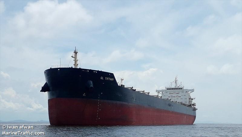 cl tiffany (Bulk Carrier) - IMO 9639579, MMSI 477319500, Call Sign VRLL6 under the flag of Hong Kong