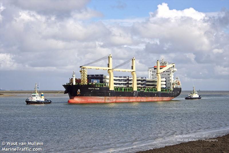 pacific victor (General Cargo Ship) - IMO 9458456, MMSI 477441900, Call Sign VRNG6 under the flag of Hong Kong