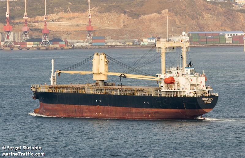 spring sapo (General Cargo Ship) - IMO 9178094, MMSI 477621600, Call Sign VRFV7 under the flag of Hong Kong