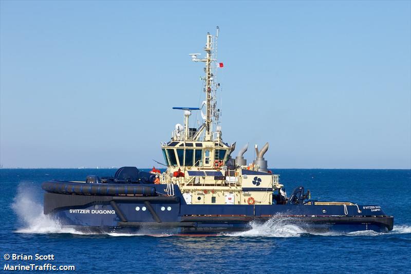 svitzer dugong (Tug) - IMO 9673965, MMSI 503013230, Call Sign VJN4358 under the flag of Australia