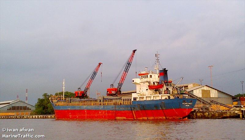 damai sejahtera 5 (General Cargo Ship) - IMO 8531196, MMSI 525005072, Call Sign YBHT2 under the flag of Indonesia