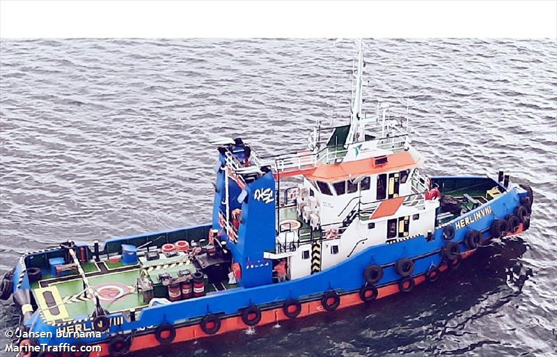 tb.herlin viii (Tug) - IMO , MMSI 525005111, Call Sign YDB6453 under the flag of Indonesia