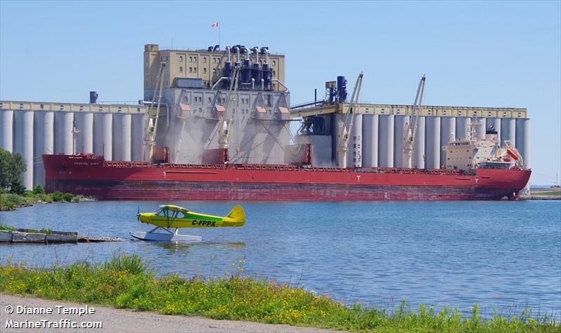 federal dart (Bulk Carrier) - IMO 9805245, MMSI 538007827, Call Sign V7GG7 under the flag of Marshall Islands